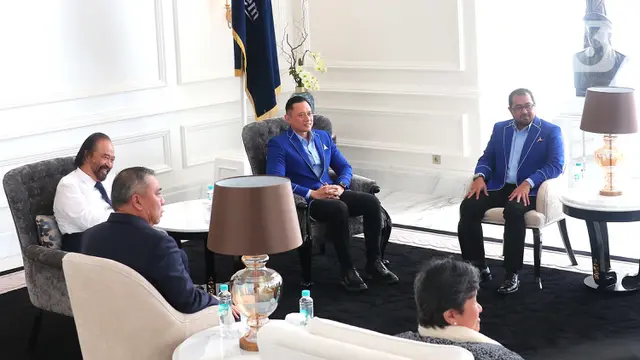 FOTO: AHY Temui Surya Paloh di Markas Nasdem
