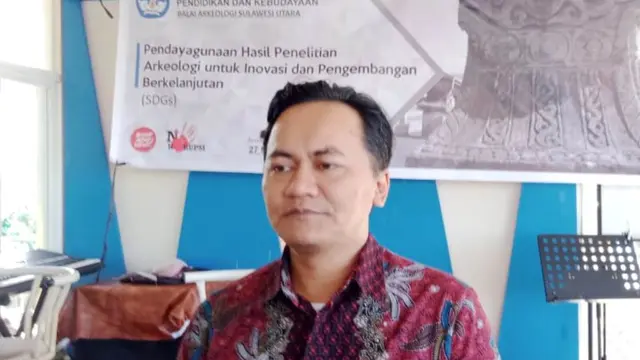 Kepala Balai Arkeologi Sulut, Wuri Handoko. (Liputan6.com/Yoseph Ikanubun)