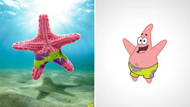 Seniman ini bikin tokoh kartun jadi terlihat nyata, hasilnya bikin kagum. (Sumber: Boredpanda/Dito Von Tease)