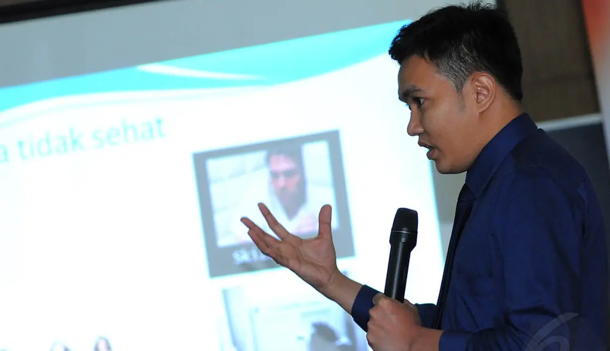 Ada juga diskusi mengenai kesehatan bersama dr. Fajar Mahda, SpOT, Jakarta, (24/9/14). (Liputan6.com/Faisal R Syam)