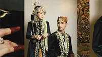 Pasangan aktor Adam Lee dan Sweet Qismina asal Malaysia menikah dalam balutan kebaya. (dok. Instagram @sweetqismina/https://www.instagram.com/p/CkC4I_ZJ5L1/)