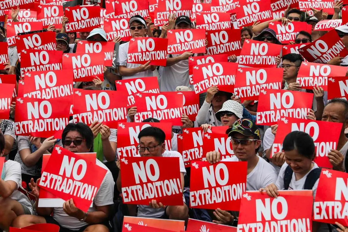 Aksi protes warga Hong Kong menolak RUU ekstradisi ke China daratan (AFP Photo)