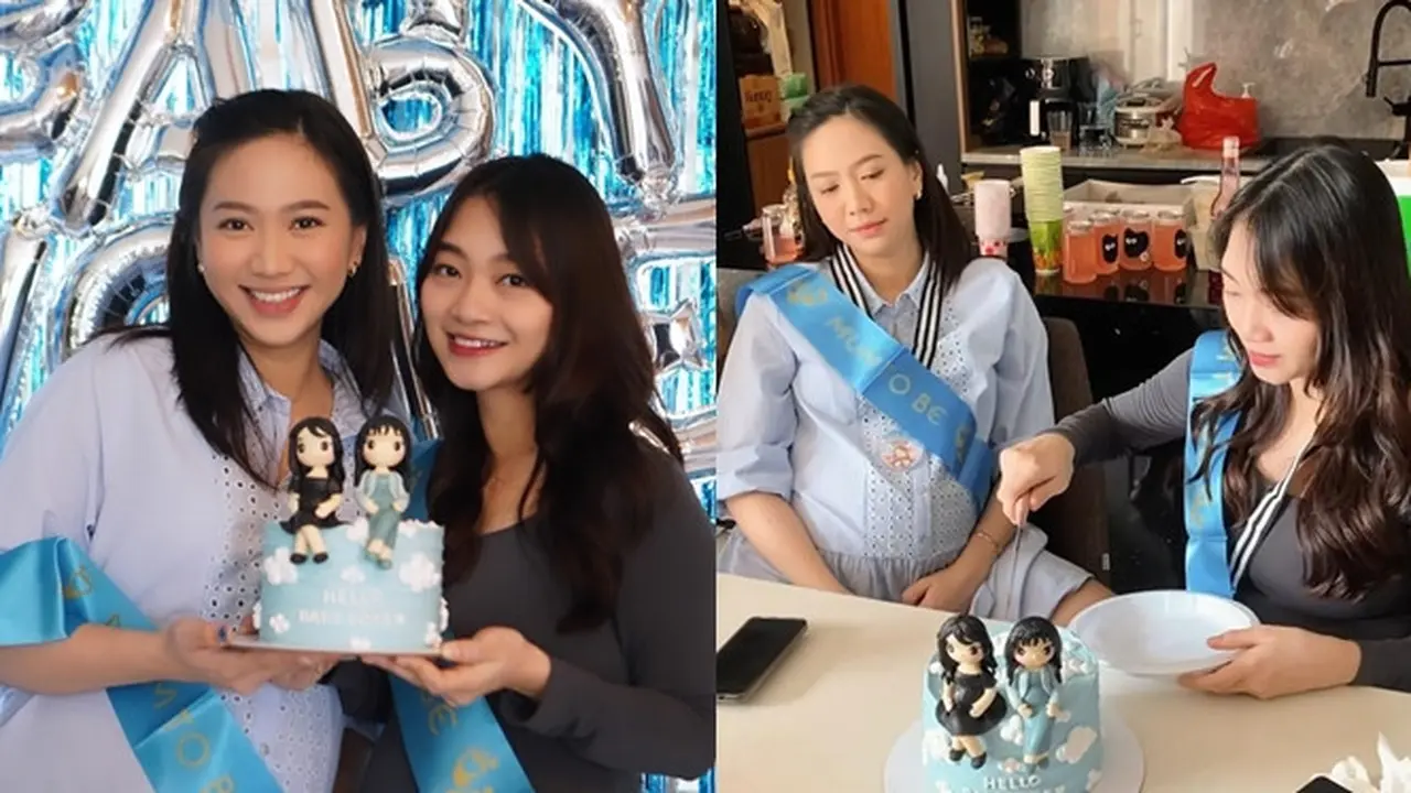 7 Momen Baby Shower Shanju Eks JKT48, Seru Bareng Sahabat