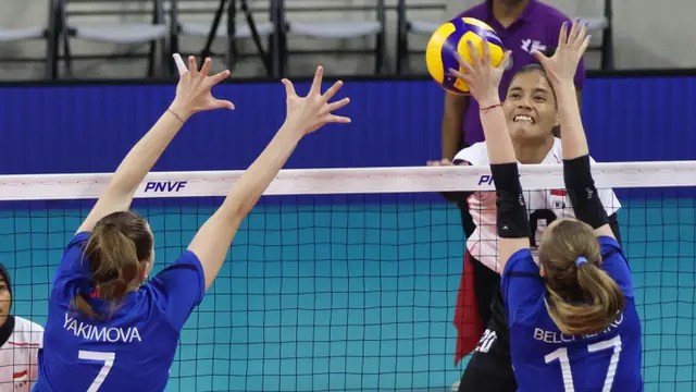 Timnas Voli Putri Indonesia vs Kazakhstan: AVC Challenge Cup 2024