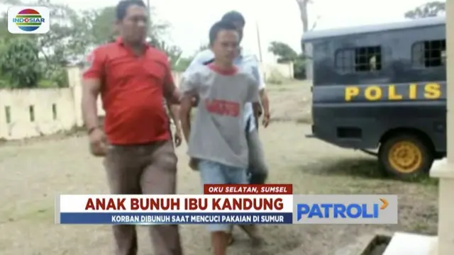 Tak diberi uang untuk beli parang, seorang anak di OKU Selatan, Sumatera Selatan, bunuh ibu kandung saat cuci baju di sumur rumah.