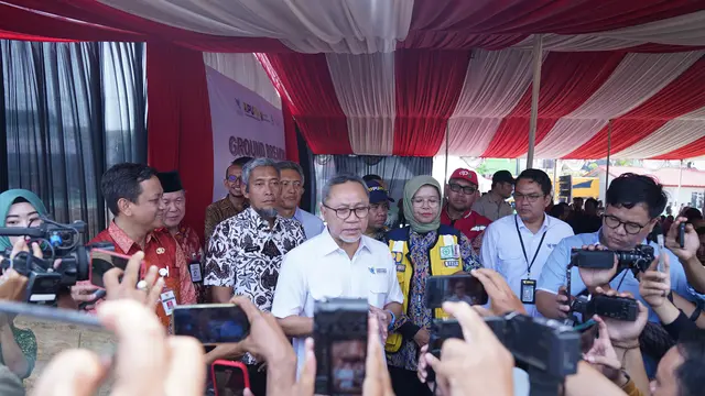 Harapan Mendag Zulkifli Hasan saat Resmikan Pembangunan Pasar Banjarsari Pekalongan