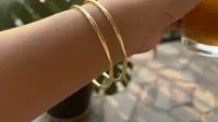Model Gelang Emas Simpel yang Gampang Dijual Lagi (Gemini)