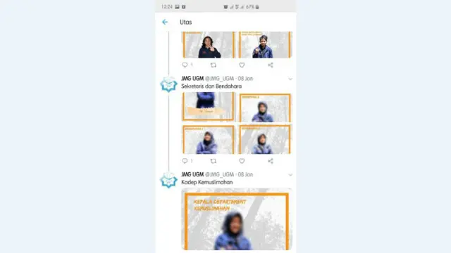 Viral Foto Mahasiswi Pengurus UKM JMG Diblur, Ini Kata UGM