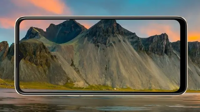 OPPO A77s tampilan warna layar