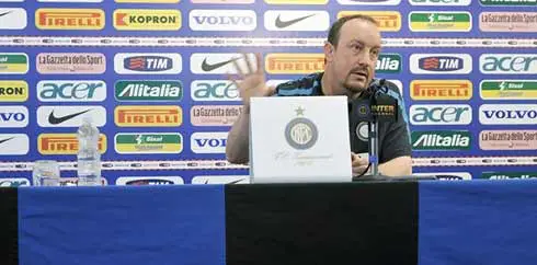 Rafael Benitez saat menangani Inter Milan. (AFP PHOTO/GIUSEPPE CACACE)