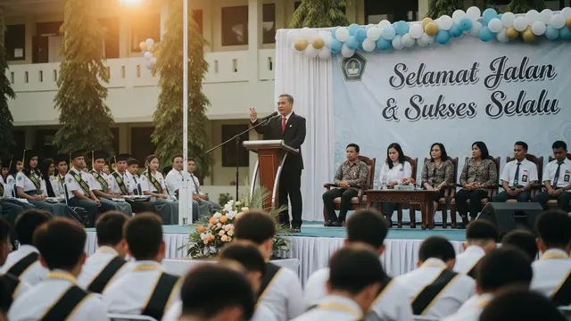 Sambutan Kepala Sekolah Acara Perpisahan