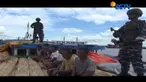 Rotan dibawa menggunakan kapal KLM Putri Setia ini disergap oleh TNI AL menggunakan kapal perang KRI Sembilang.