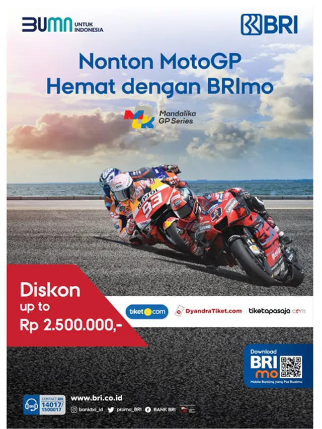 Diskon Tiket MotoGP dan Tiket Pesawat.