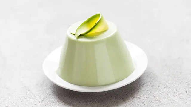 puding alpukat agar-agar