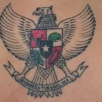 Orang-orang berikut ini tunjukan nasionalisme dengan tato Pancasila.