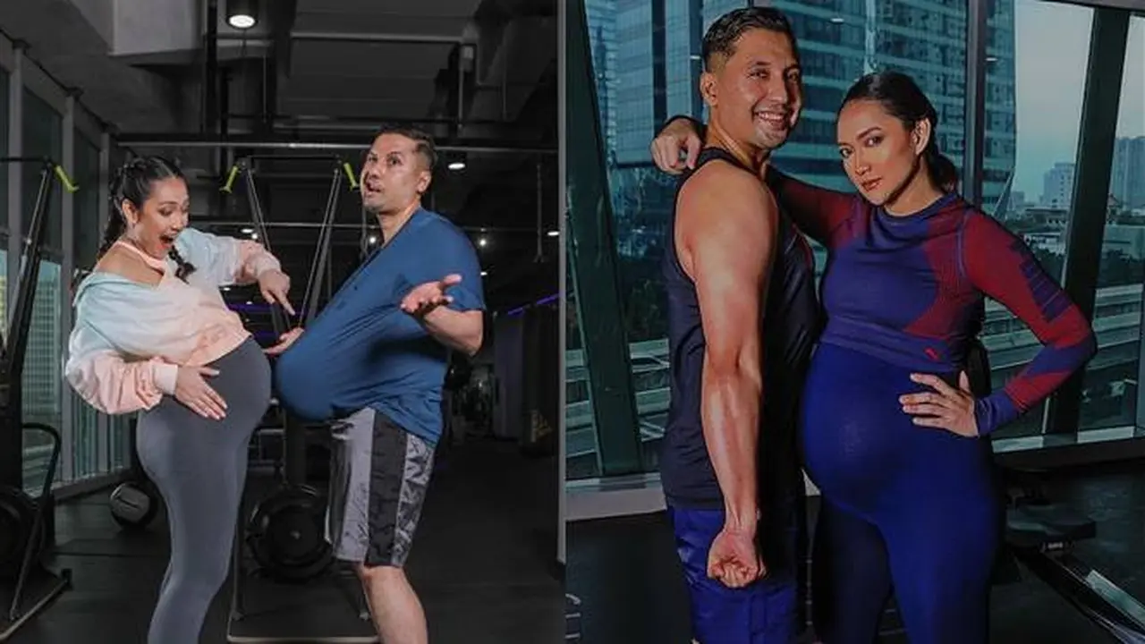 7 Maternity Shoot Corry Pamela di Kehamilan 9 Bulan Ini Tampil Sporty