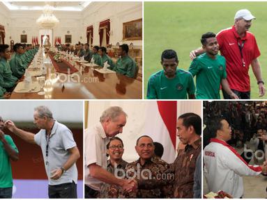 Mantan Pelatih Timnas Indonesia, Alfred Riedl, meninggal dunia pada Selasa (8/9/2020) dini hari waktu Austria. Riedl mengembuskan nafas terakhir pada usia 70 tahun. Berikut potret kebersamaan sang pelatih saat membesut Timnas Indonesia.