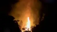 5 Hektare Bukit Nobita di Padang Ludes Terbakar 