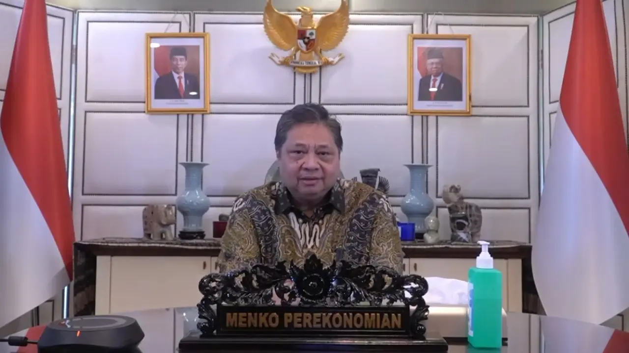 Menteri Koordinator Bidang Perekonomian Airlangga Hartarto