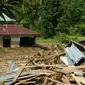 Kondisi rumah korban banjir bandang Solok Selatan, Sumatera Barat. (Liputan6.com/Novia Harlina)