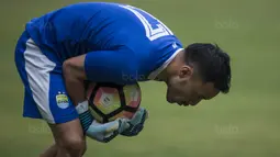 Shohei Matsunaga mengaku waktu kecil sempat suka menjadi kiper meski tidak menekuninya secara profesional. (Bola.com/Vitalis Yogi Trisna)