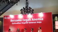 Acara "Bersama Cegah Anemia, Optimalkan Kognitif Generasi Maju" Bersama Danone dan SGM. (Marisa Atalia)