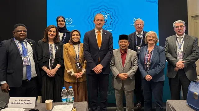 Jazuli Juwaini saat menghadiri Sidang Parlemen Dunia yang diselenggarakan oleh Inter-Parliamentary Union (IPU) di Istanbul, Turki.