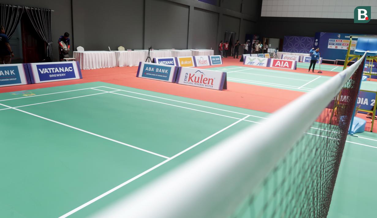 Sejumlah venue terus digodok untuk memastikan semuanya bisa selesai sesuai waktu dan standar. Satu di antaranya venue badminton. (Bola.com/Gregah Nurikhsani)