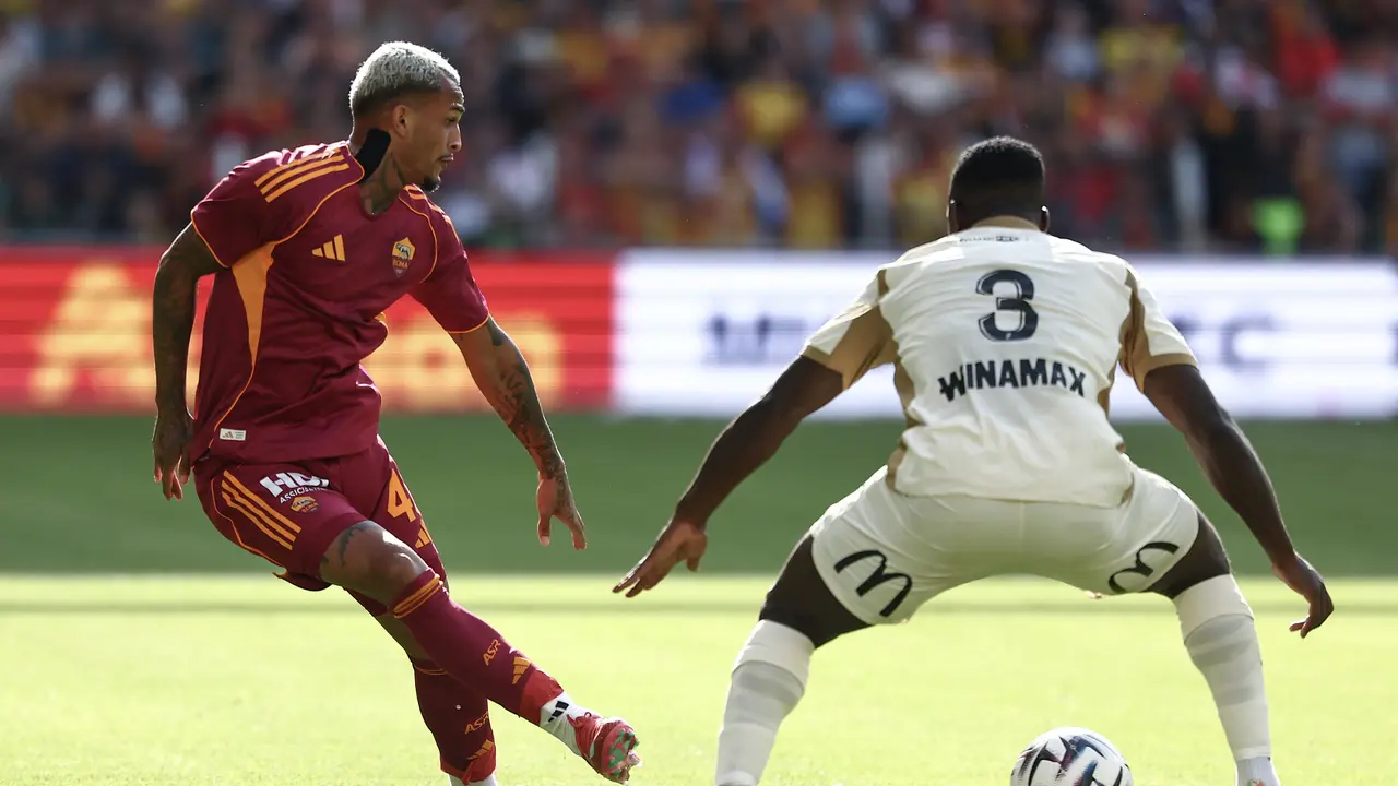 Pemain AS Roma Wesley Franca