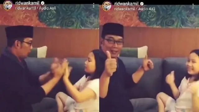 6 Momen Kebersamaan Ridwan Kamil Bareng Zara, Masa Kecil Hingga Kini