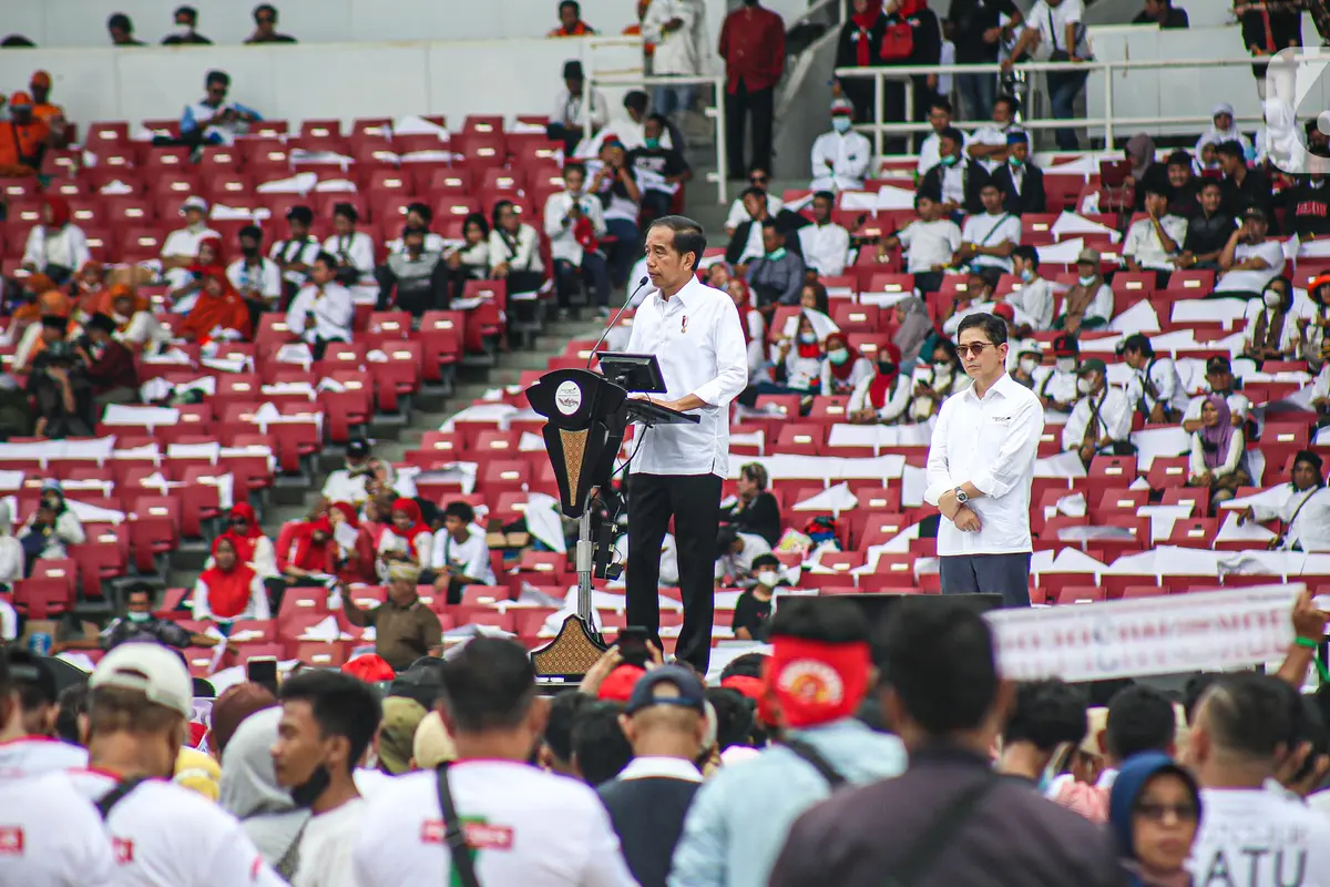 Presiden Joko Widodo Hadiri Nusantara Bersatu