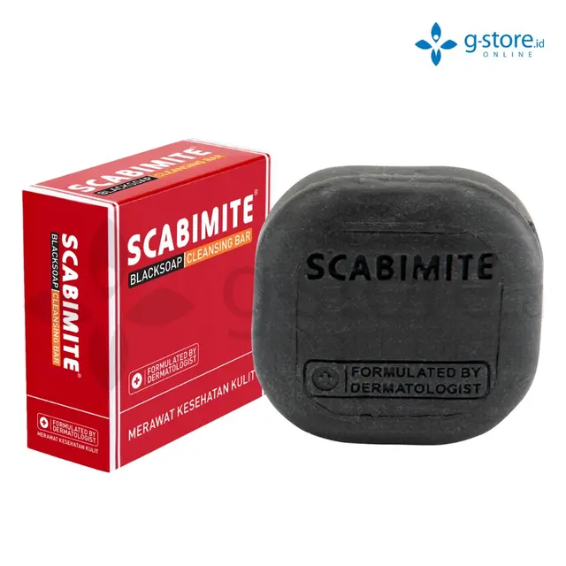 Sabun Belerang Scabimite Blacksoap Cleansing Bar