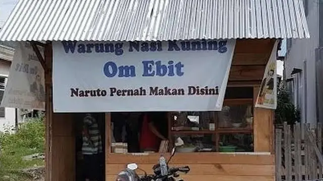 6 Potret Warung yang Mengaku Pernah Dikunjungi Naruto Ini Bikin Ngakak