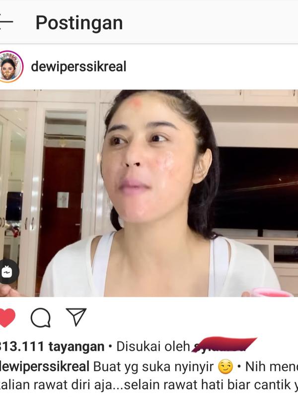 Unggahan Dewi Perssik. (Foto: Instagram @dewiperssikreal)