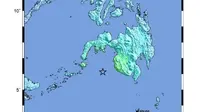 Gempa bumi magnitudo 7 mengguncang wilayah laut Sulawesi Kepulauan Sangihe, Sulut.