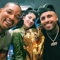 Will Smith, Era Istrefi, dan Nicky Jam (Foto: Instagram/willsmith)