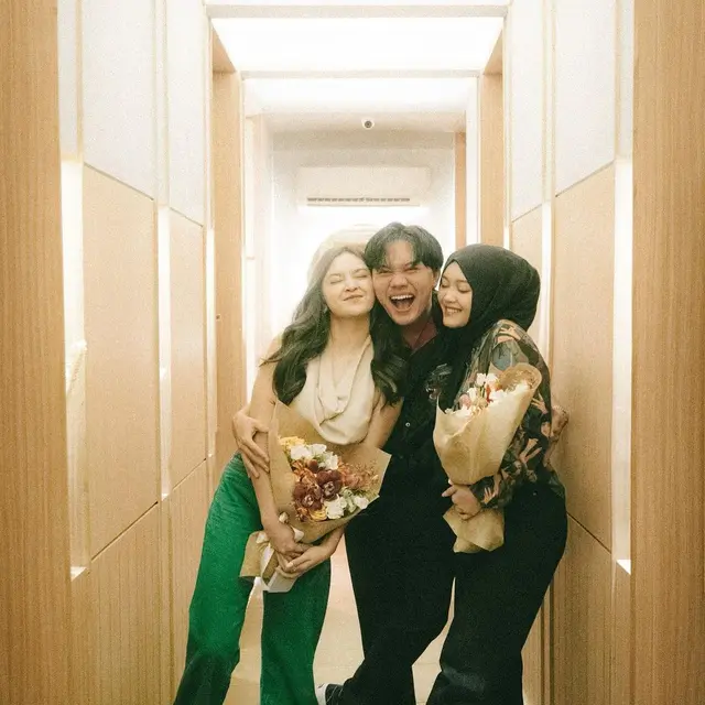 Rizky, Mahalini dan Putri Delina (sumber: instagram Putri Delina)