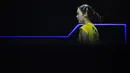 Pebulu tangkis tunggal putri Thailand, Pitchamon Opatniputh saat laga final Indonesia Masters 2026 melawan wakil China, Chen Yu Fei yang berlangsung di Istora, Senayan, Jakarta, Minggu (25/01/2026). (Bola.com/Bagaskara Lazuardi)