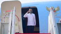 Presiden Jokowi melakukan kunjungan kerja ke Jawa Timur, Kamis (25/6/2020). Jokowi akan memberikan arahan terkait penanganan virus corona yang terus meningkat di Jawa Timur. (Dok Biro Pers Istana)