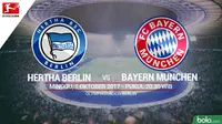 Bundesliga 2017 Hertha Berlin Vs Bayern Munchen (Bola.com/Adreanus Titus)