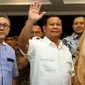 Gibran Rakabuming Raka resmi diusung setelah semua ketua umum partai politik di Koalisi Indonesia Maju (KIM) menggelar rapat di kediaman Prabowo di Jalan Kertanegara, Kebayoran Baru, Jakarta Selatan. (Liputan6.com/Herman Zakharia)