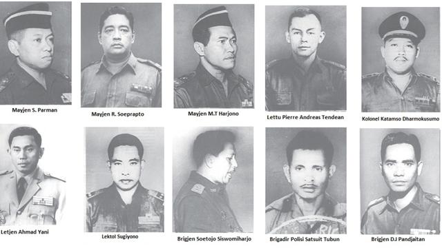 Mengenal Pahlawan Revolusi Korban G30S/PKI