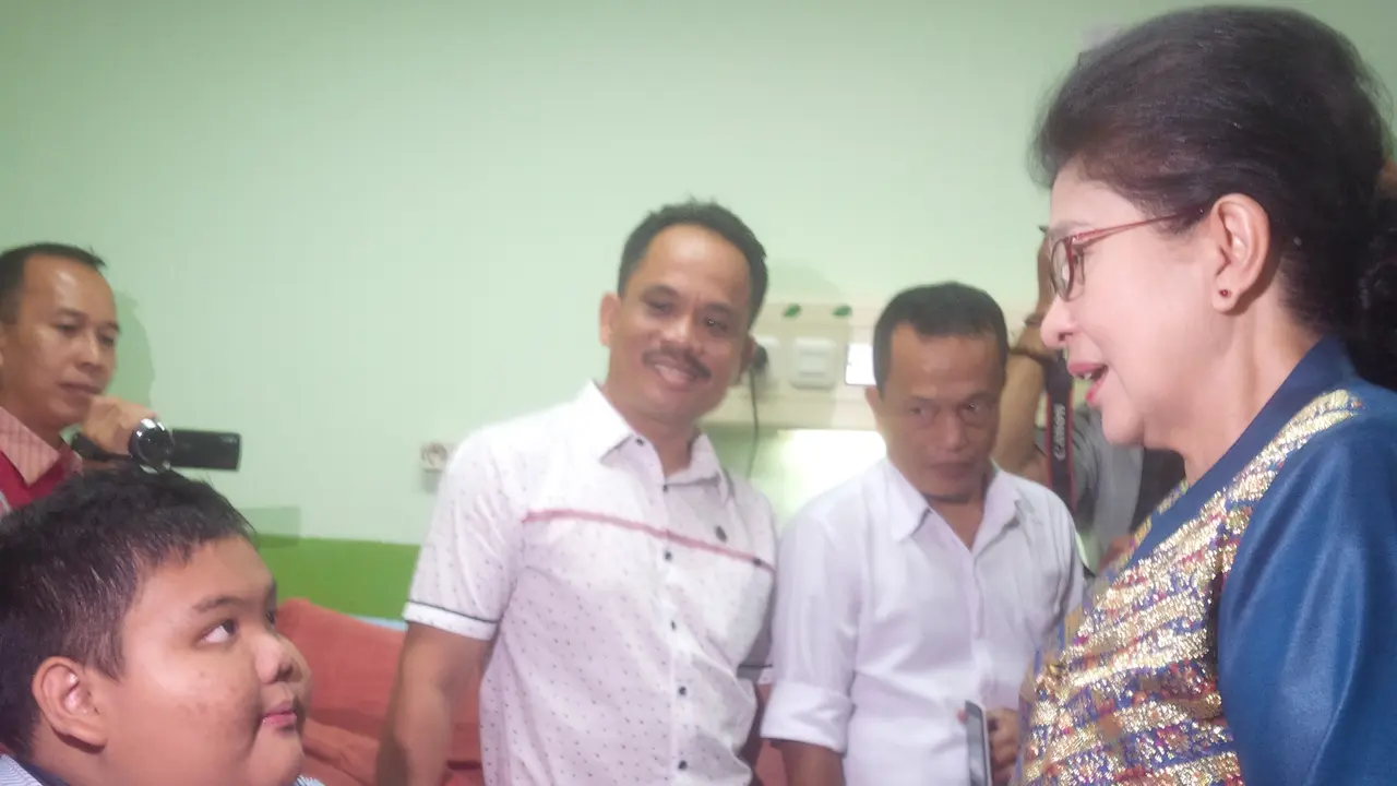 Ditanya Menkes, Ini Cita-Cita Rizki Bocah Obesitas Palembang