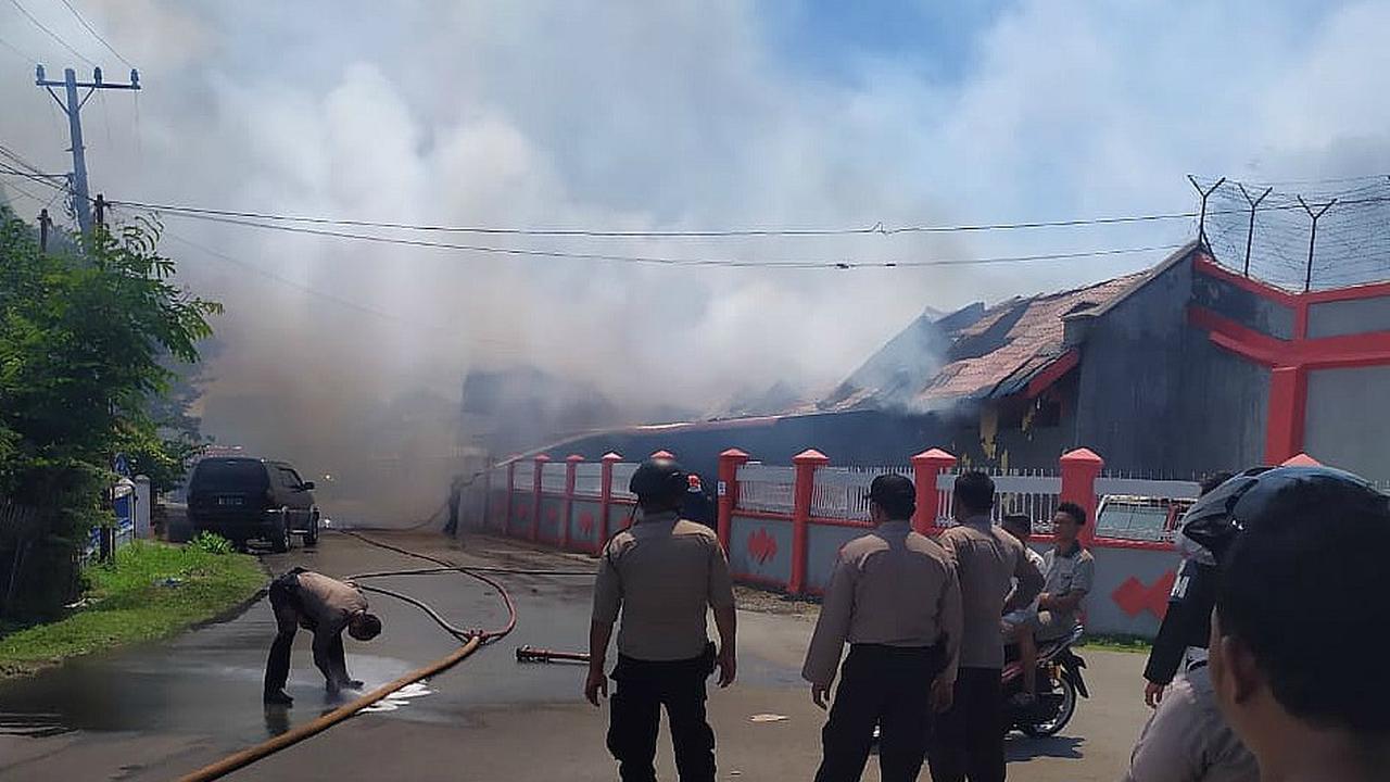 Rutan Sigli Terbakar