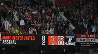 Arsenal tumbang 2-8 di Old Trafford, Agustus 2011. (AFP/Andrew Yates)