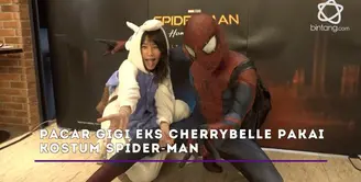 Gigi eks Cherrybelle bawa pacar ke acara nonton Spider-Man: Homecoming bareng Oppo F3.