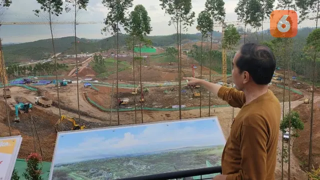 Presiden RI Joko Widodo di IKN
