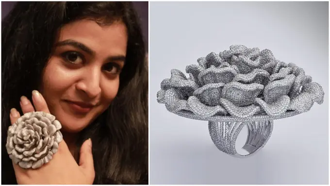 Desain Cincin Berlian Seharga Rp1,4 Miliar dari India yang Berhasil Pecahkan Rekor Dunia
