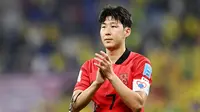 Son Heung-Min merupakan penyerang berkelas yang diharapkan bisa mencetak banyak gol untuk Timnas Korea Selatan. Namun sayang penyerang Tottenham itu gagal mencetak gol dari empat laga di Piala Dunia 2022. (AFP/Manan Vatsyayana)