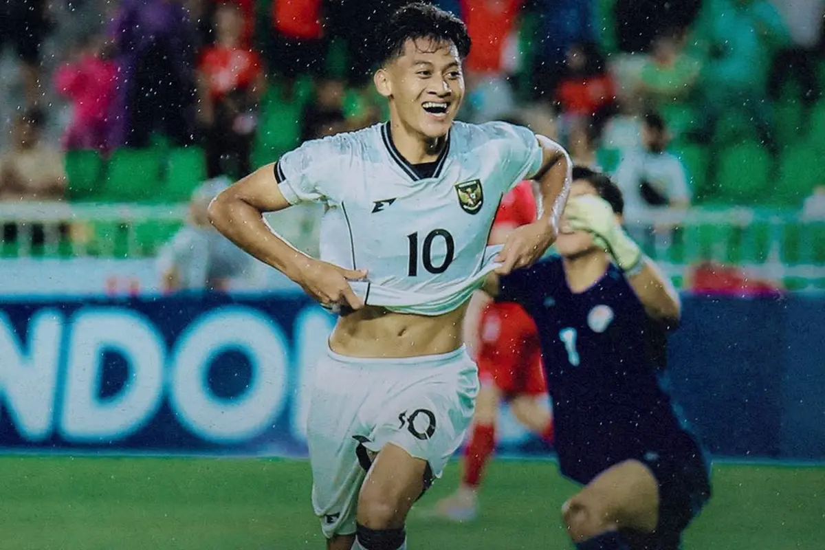 Striker Timnas Indonesia U-17, Muhammad Mierza Firjatullah.